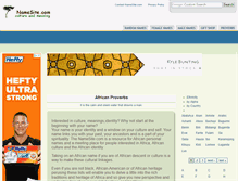 Tablet Screenshot of namesite.com